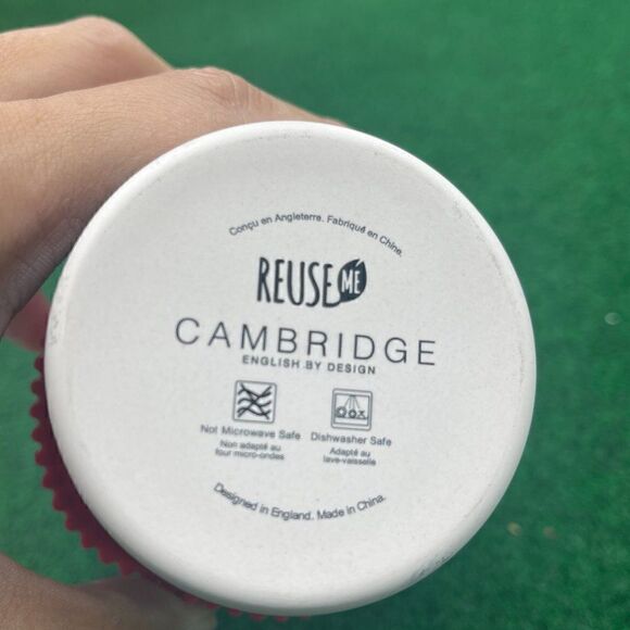 Cambridge Red Black Skull Print Lightweight Reusable Dishwasher Safe Coffee Mug - Picture 4 of 4